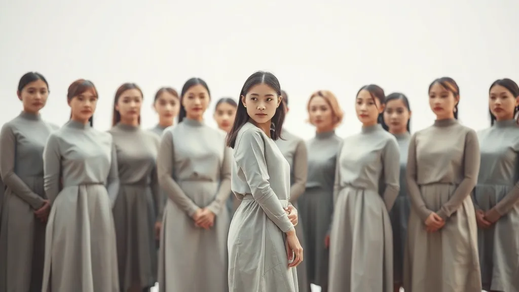 Dream symbol: same dresses: symbolism: Reflection of Conformity and Loss of Individuality