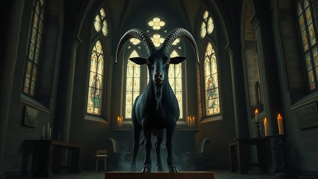 Dream symbol: satanic goat: scenarios: Dream about a Satanic Goat in a Religious Setting