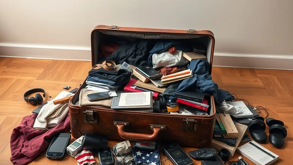 Dream symbol: scattered belongings: scenarios: Dream of Scattered Belongings in the Suitcase