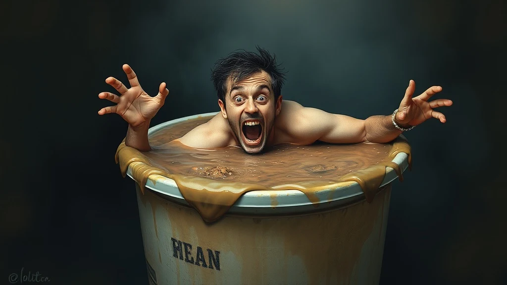 Dream symbol: bucket of poop: scenarios: Dream of Falling into a Bucket of Poop