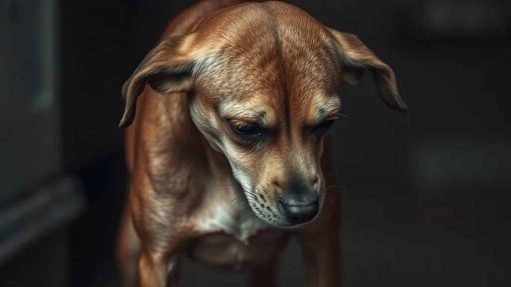 Dream symbol: scrawny dog: symbolism: Hidden Pain and Suffering