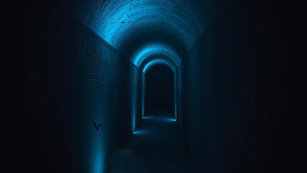 Dream symbol: secret hallway: scenarios: Dream of Secret Hallway Illuminated by Strange Lights