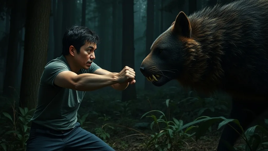 Dream symbol: self-defense: scenarios: Dream of Defending Yourself Against an Animal