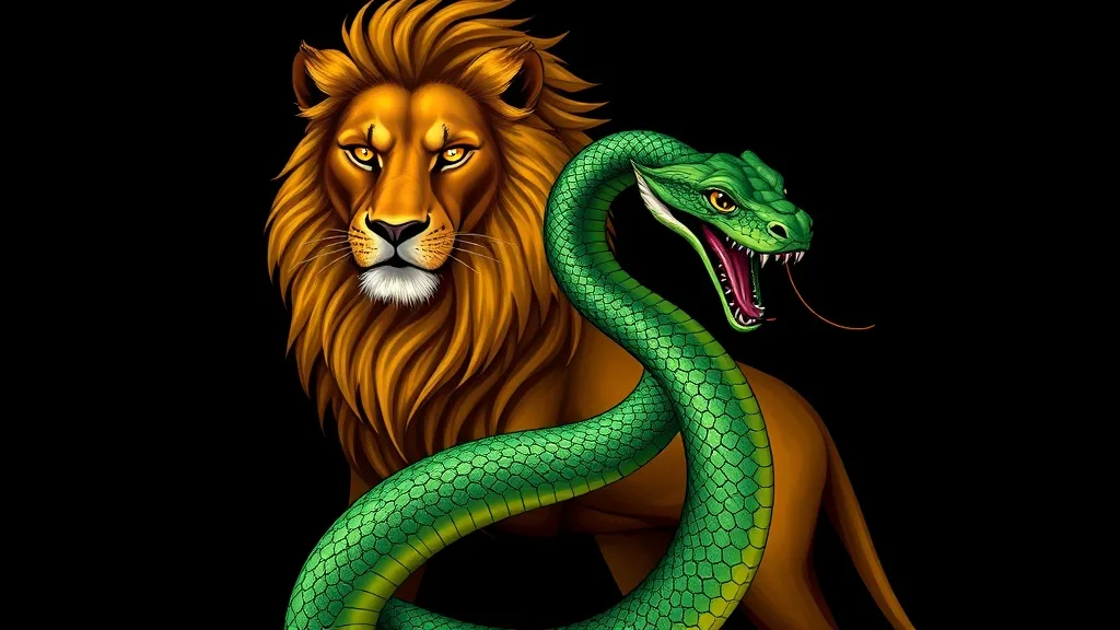 Dream symbol: snake with lion's head: scenarios: Dream of a Snake with a Lion's Head