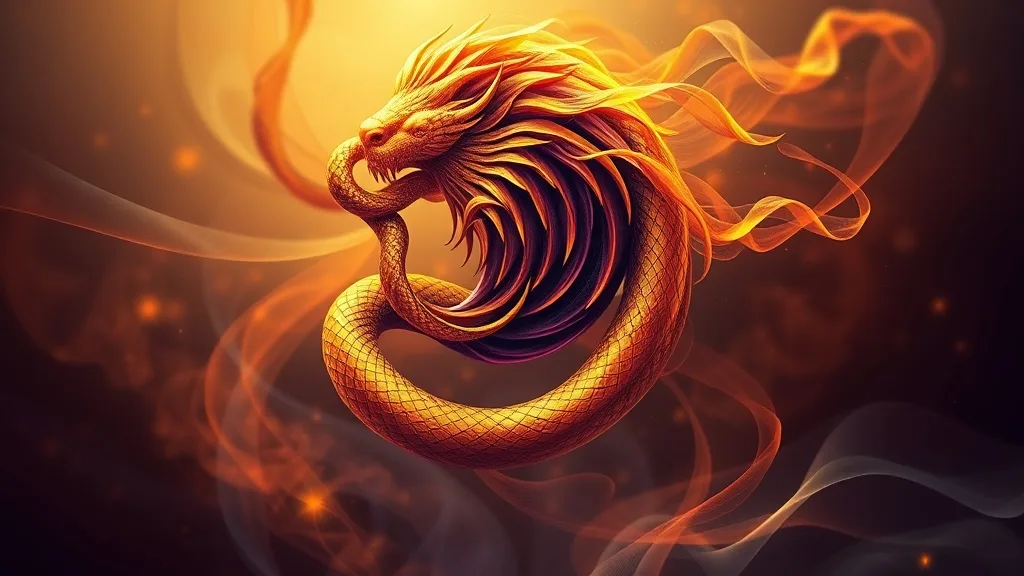 Dream symbol: snake with lion's head: symbolism: Kundalini Energy and Spirit