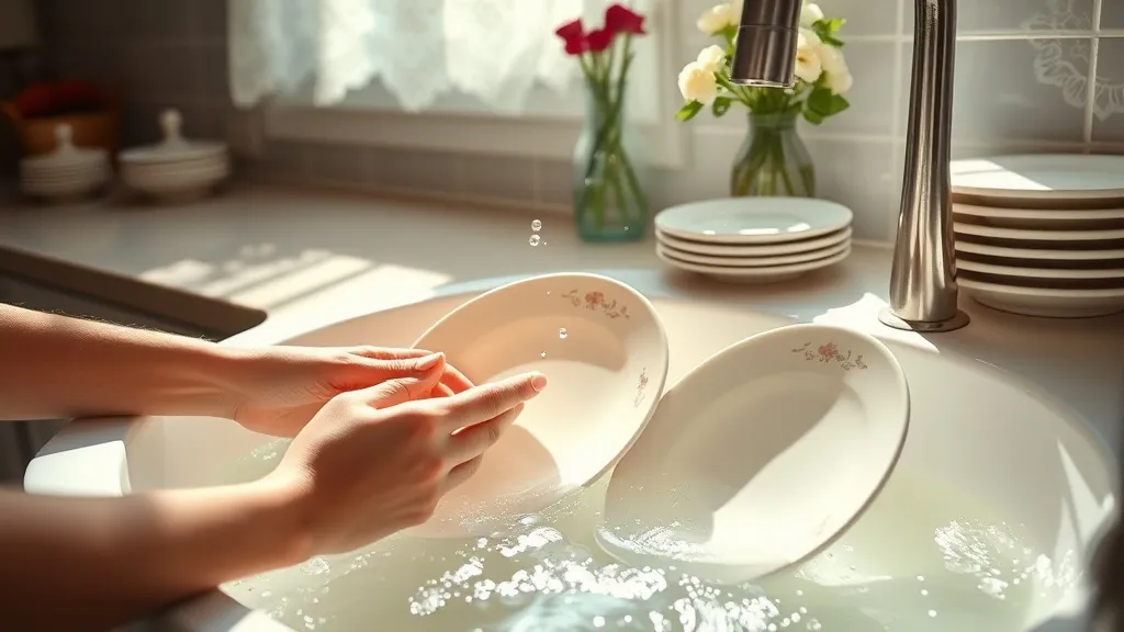 Dream symbol: serving plates: scenarios: Dream of Washing Serving Plates