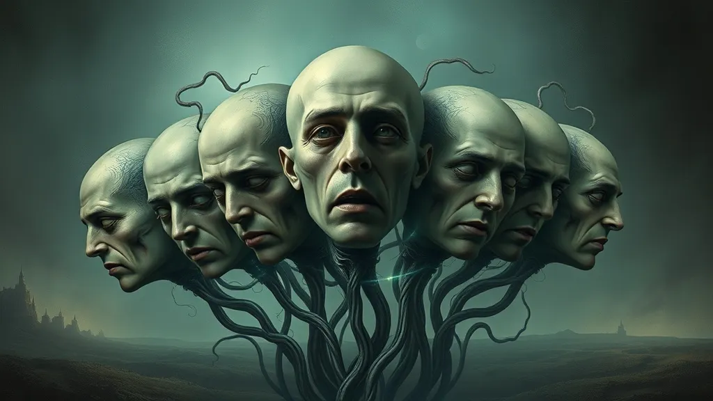 Dream symbol: seven heads: scenarios: Dream About Seven Heads in a Strange Configuration