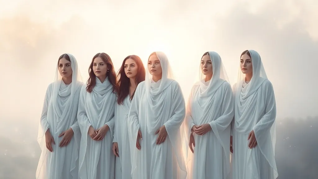 Dream symbol: seven white ladies: demographics: Artists and Creatives Inspired by Symbolism