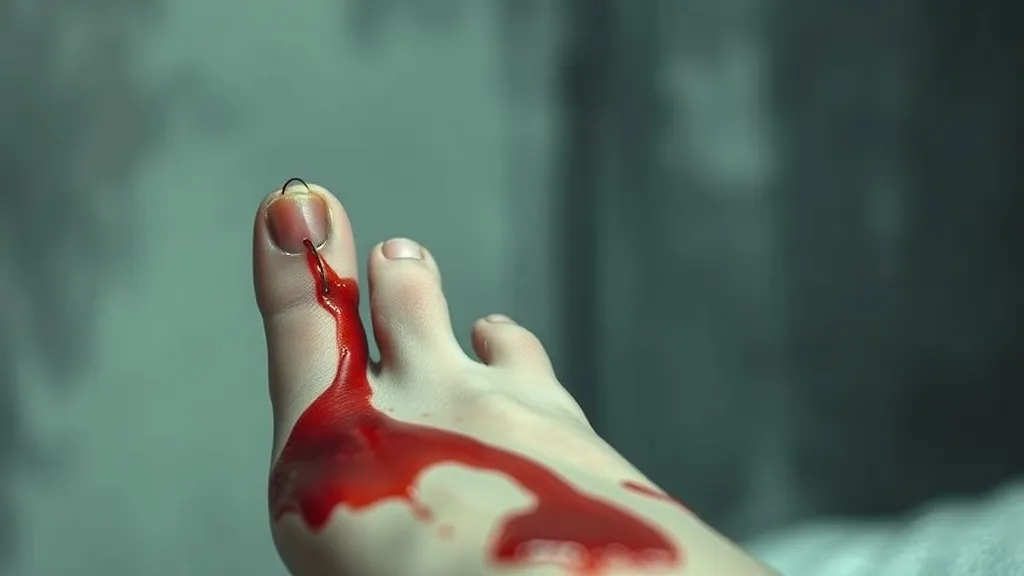 Dream symbol: severed toe: scenarios: Dream of Severed Toe and Bleeding: Emotional Distress