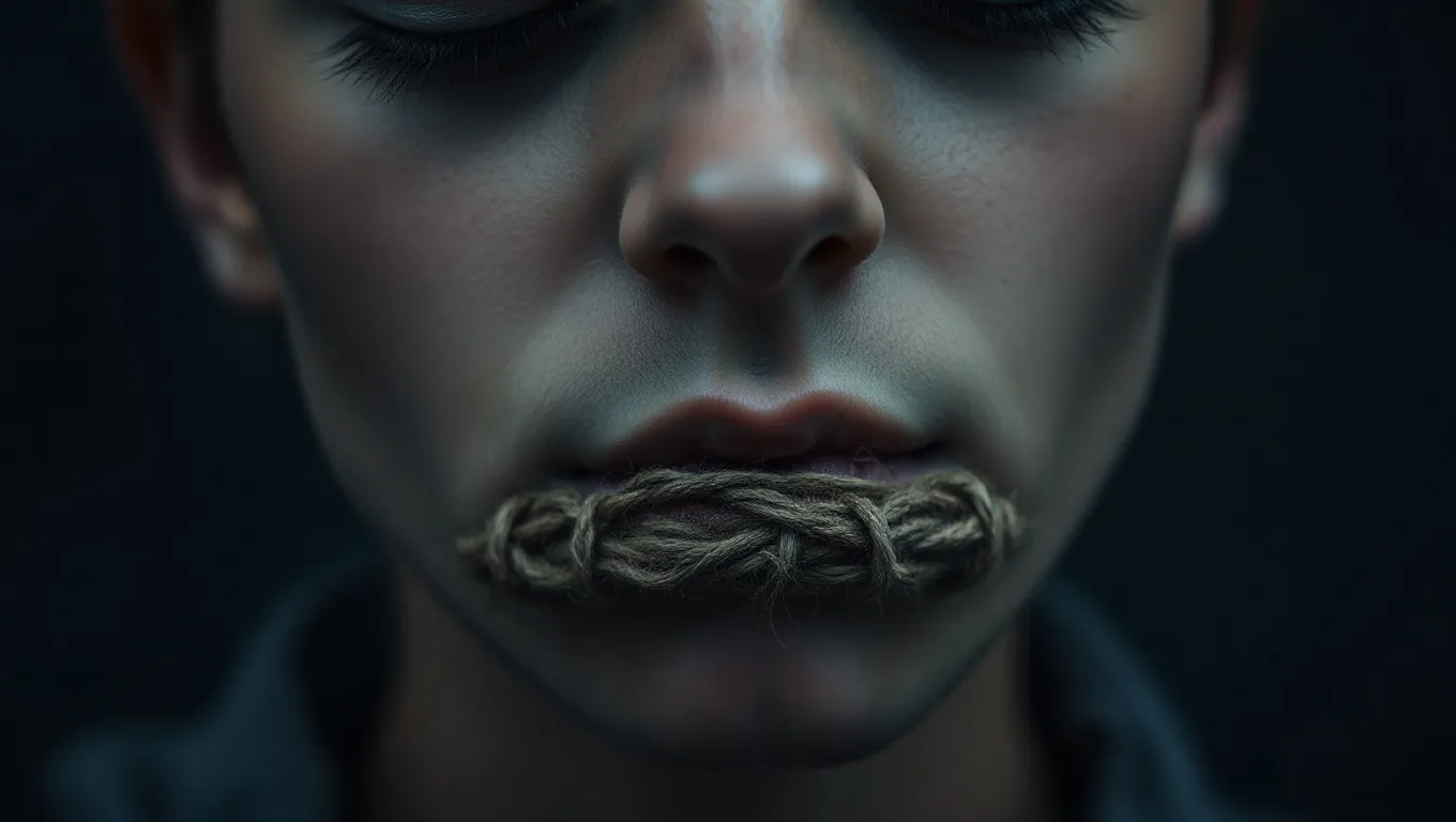 Sewn Shut Mouth in Dreams: Symbolism & Meaning Explained