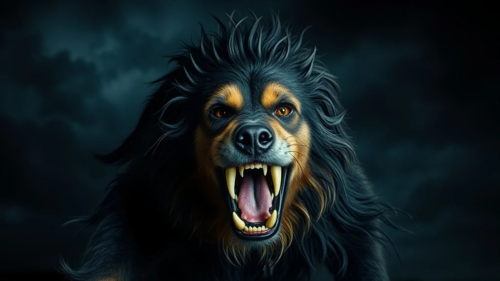 Dream symbol: shaggy dog: scenarios: Dream of a Shaggy Dog Growling at You