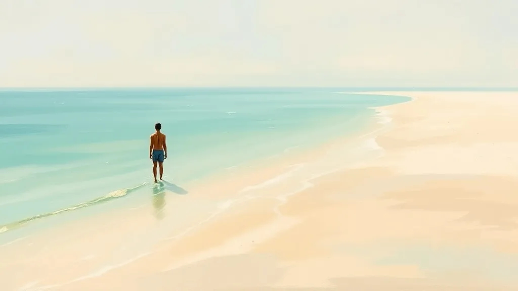 Dream symbol: shallow water: scenarios: Dreaming of Shallow Water Near a Beach