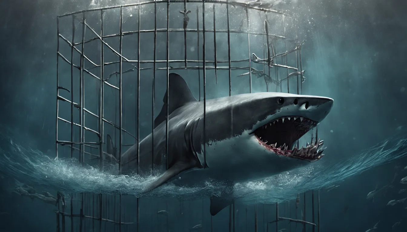 Dream symbol: sharks: scenarios: Dream of a shark in a cage