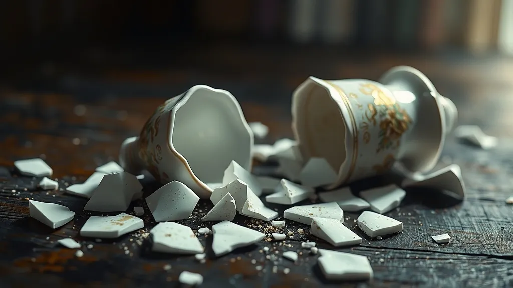 Dream symbol: broken vase: demographics: People Feeling Overwhelmed and Stressed