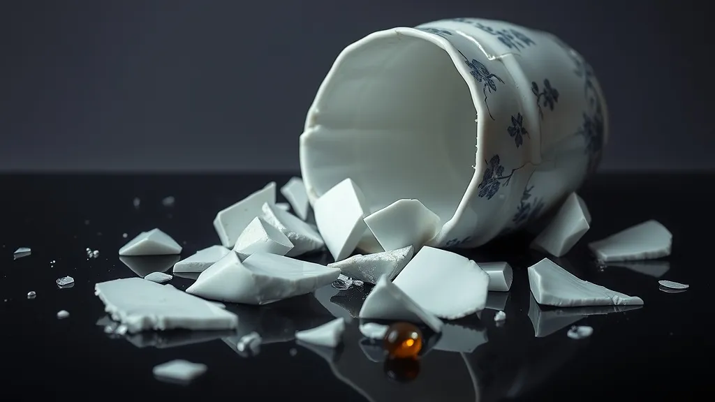 Dream symbol: broken vase: symbolism: Inability to Contain Emotions