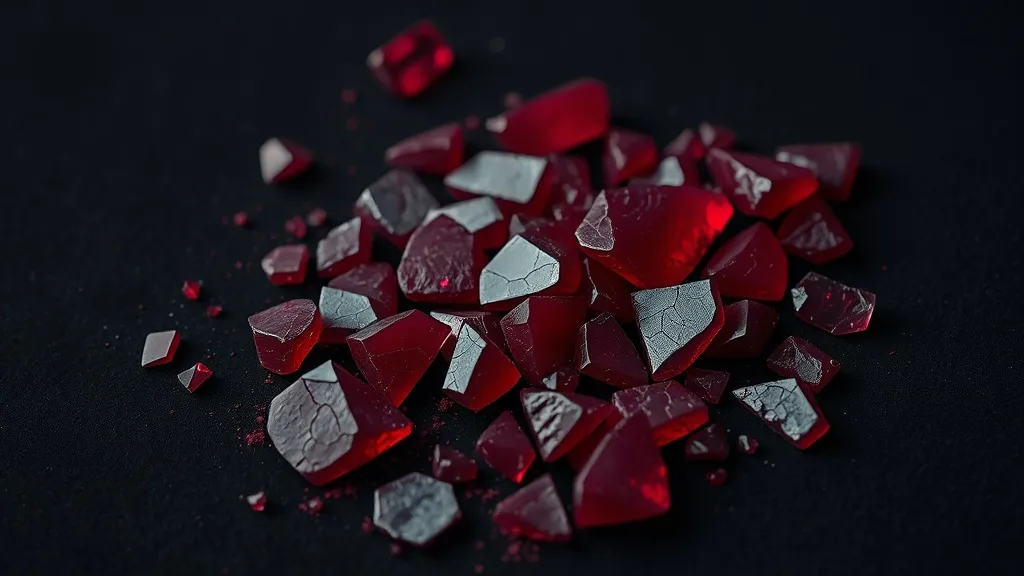 Dream symbol: shattered ruby: symbolism: Loss of Passion and Vitality