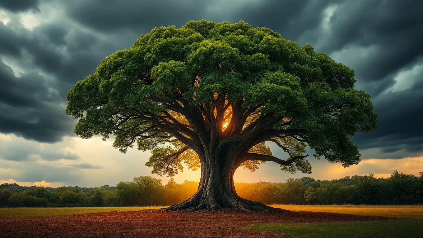 Dream symbol: shelter tree: symbolism: Reflection of Inner Strength and Resilience Dream symbol: shelter tree: symbolism: Reflection of Inner Strength and Resilience