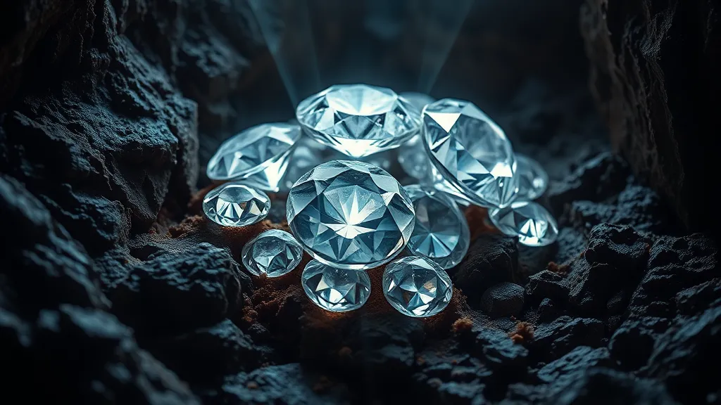 Dream symbol: shining diamonds: symbolism: Symbolism of Transformation Under Pressure