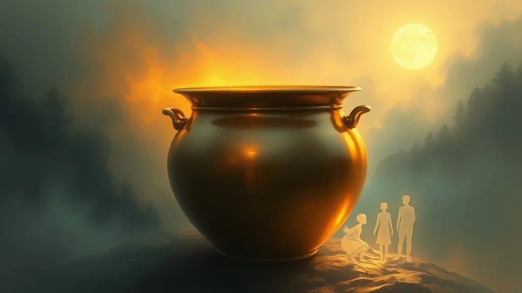 Dream symbol: shining pot: scenarios: Dream of a Shining Pot in a Dream Within a Dream