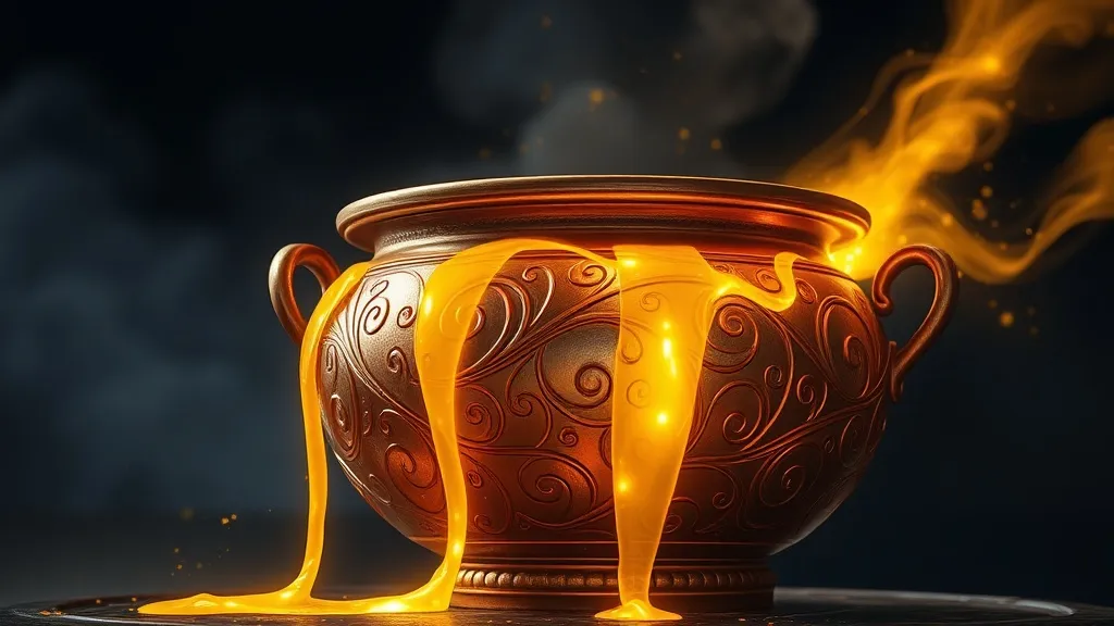 Dream symbol: shining pot: symbolism: Abundance and Prosperity Revealed