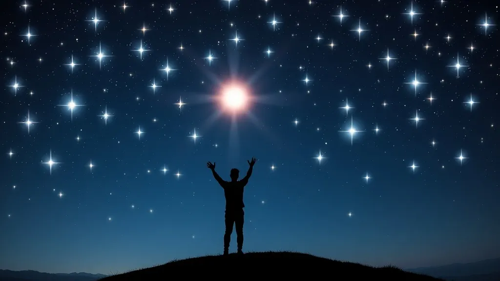 Dream symbol: shining stars: symbolism: Desire for Recognition and Fame