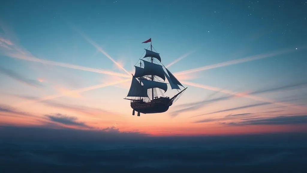 Dream symbol: ship in sky: symbolism: Connection Between Conscious and Subconscious Mind