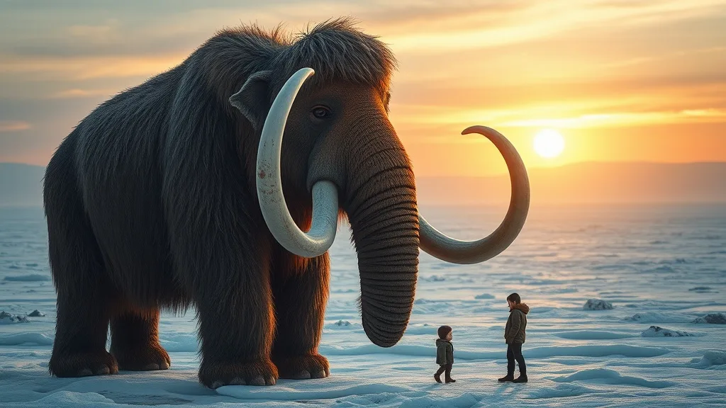 Dream symbol: enormous mammal: scenarios: Dream of a Huge Mammuthus primigenius