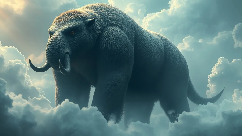 Dream symbol: enormous mammal: symbolism: Emotional Overflow