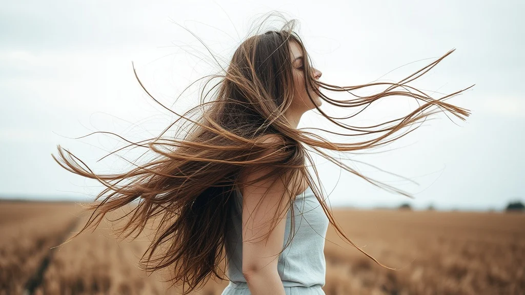 Dream symbol: dishevelled hair: scenarios: Dream of dishevelled hair in the wind