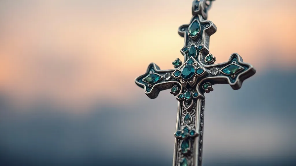 Dream symbol: silver cross: scenarios: Dream of a Silver Cross with Jewels