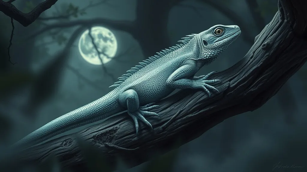 Dream symbol: silver lizard: symbolism: The Power of Observation