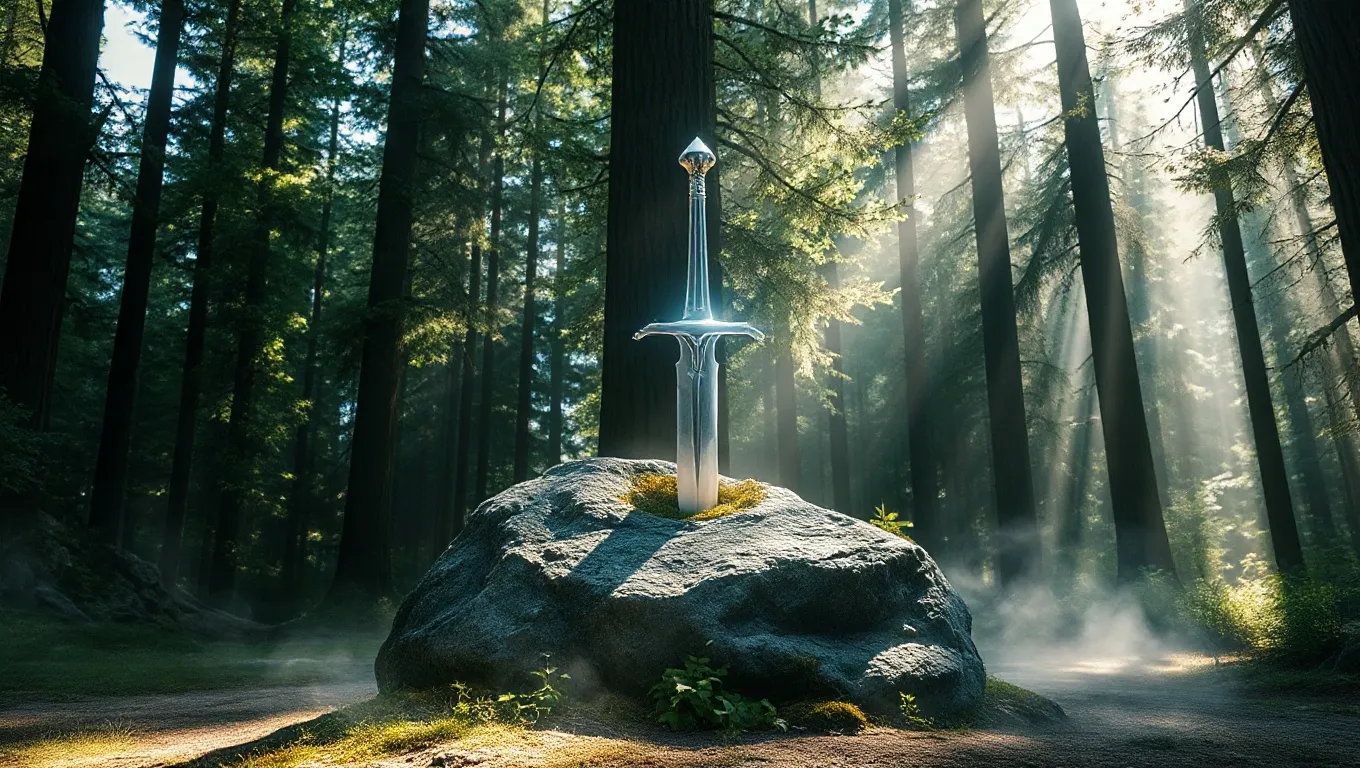 Dream symbol: silver sword: scenarios: Dream of a Silver Sword in a Stone Dream symbol: silver sword: scenarios: Dream of a Silver Sword in a Stone