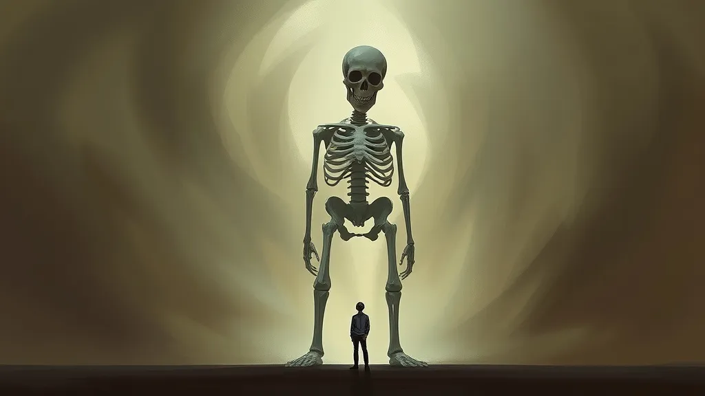 Dream symbol: skeleton creature: demographics: People Exploring Shadow Work or Self-Discovery