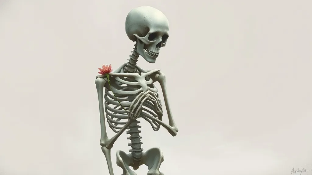 Dream symbol: skeleton creature: symbolism: Loss and Letting Go