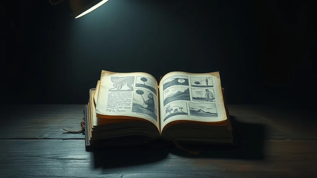 Dream symbol: sketchbook: scenarios: Dream about a sketchbook being used as evidence