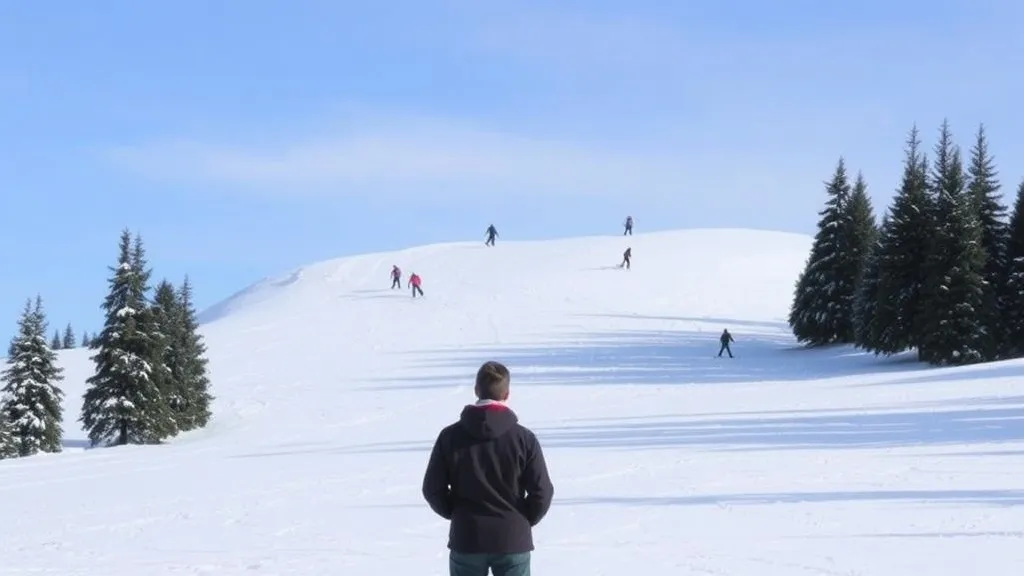 Dream symbol: ski slope: scenarios: Dream about Watching Others Ski on a Slope