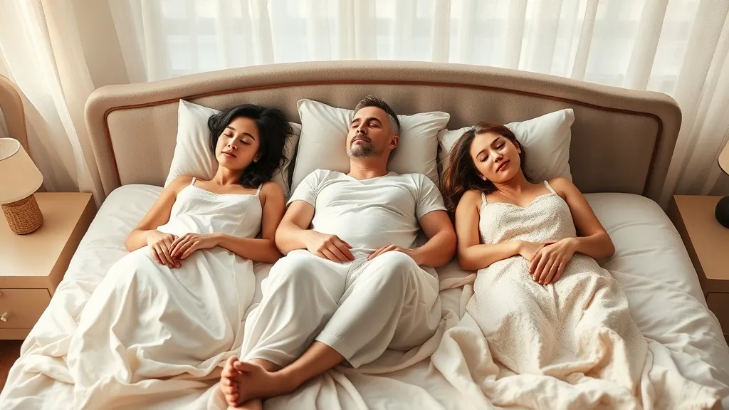 Dream symbol: sleeping between them: symbolism: Harmony and Balance in Relationships