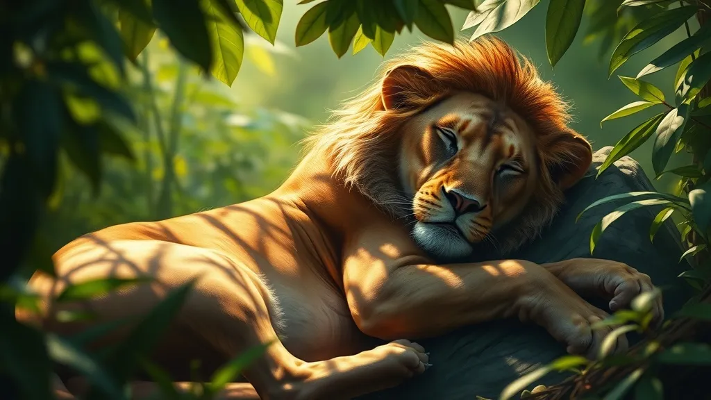 Dream symbol: sleeping lion: demographics: Creative Individuals Experiencing Creative Blocks