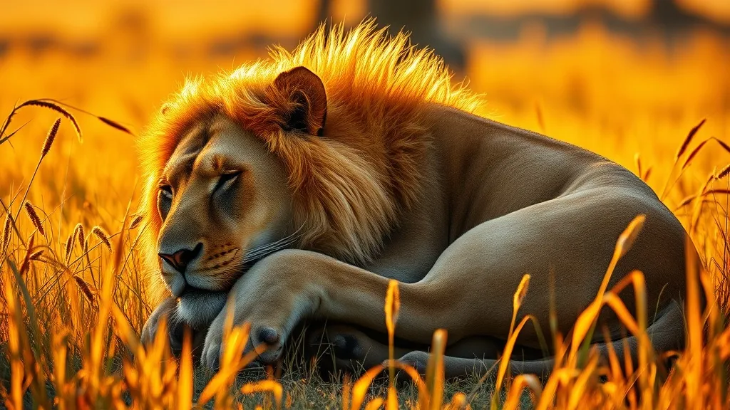 Sleeping Lion Dream Symbolism
