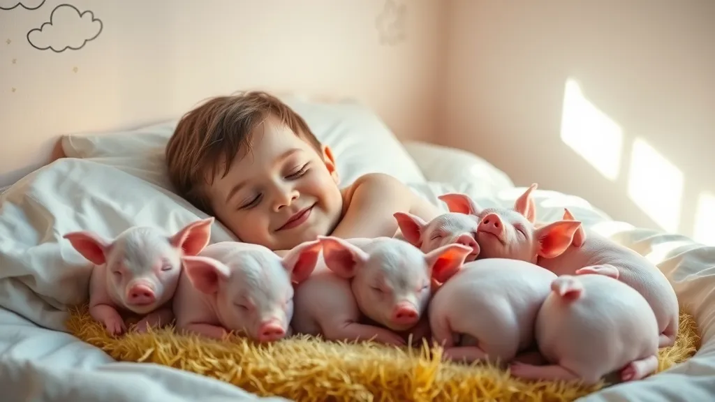 Dream symbol: sleeping pigs: demographics: Children Dreaming About Sleeping Pigs