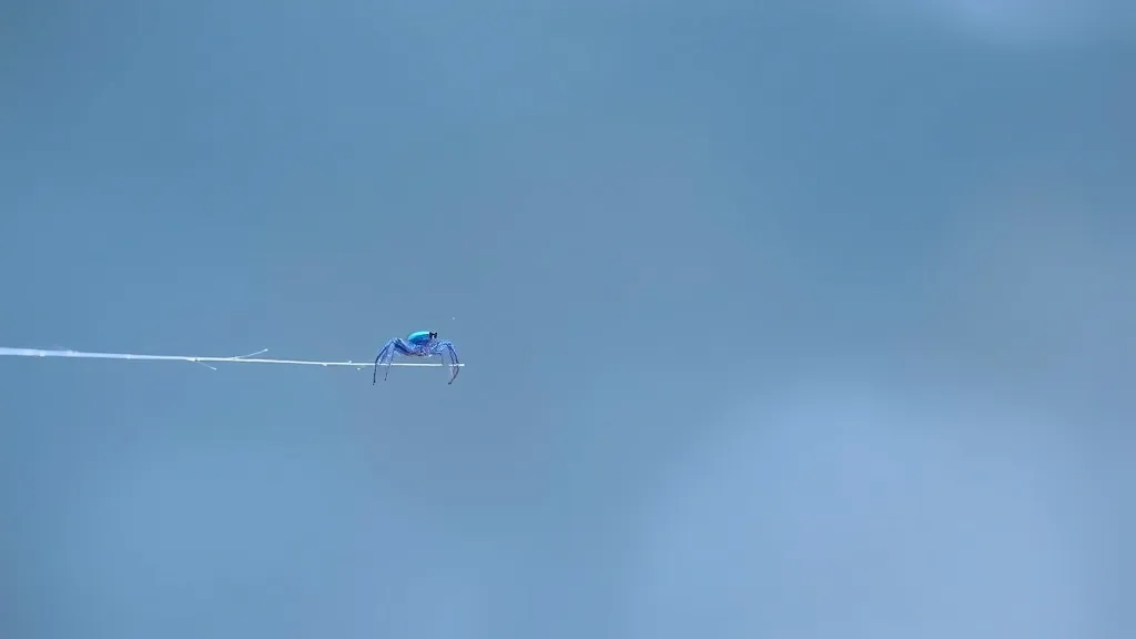 Dream symbol: small blue spider: scenarios: Dream about a Small Blue Spider Disappearing Suddenly