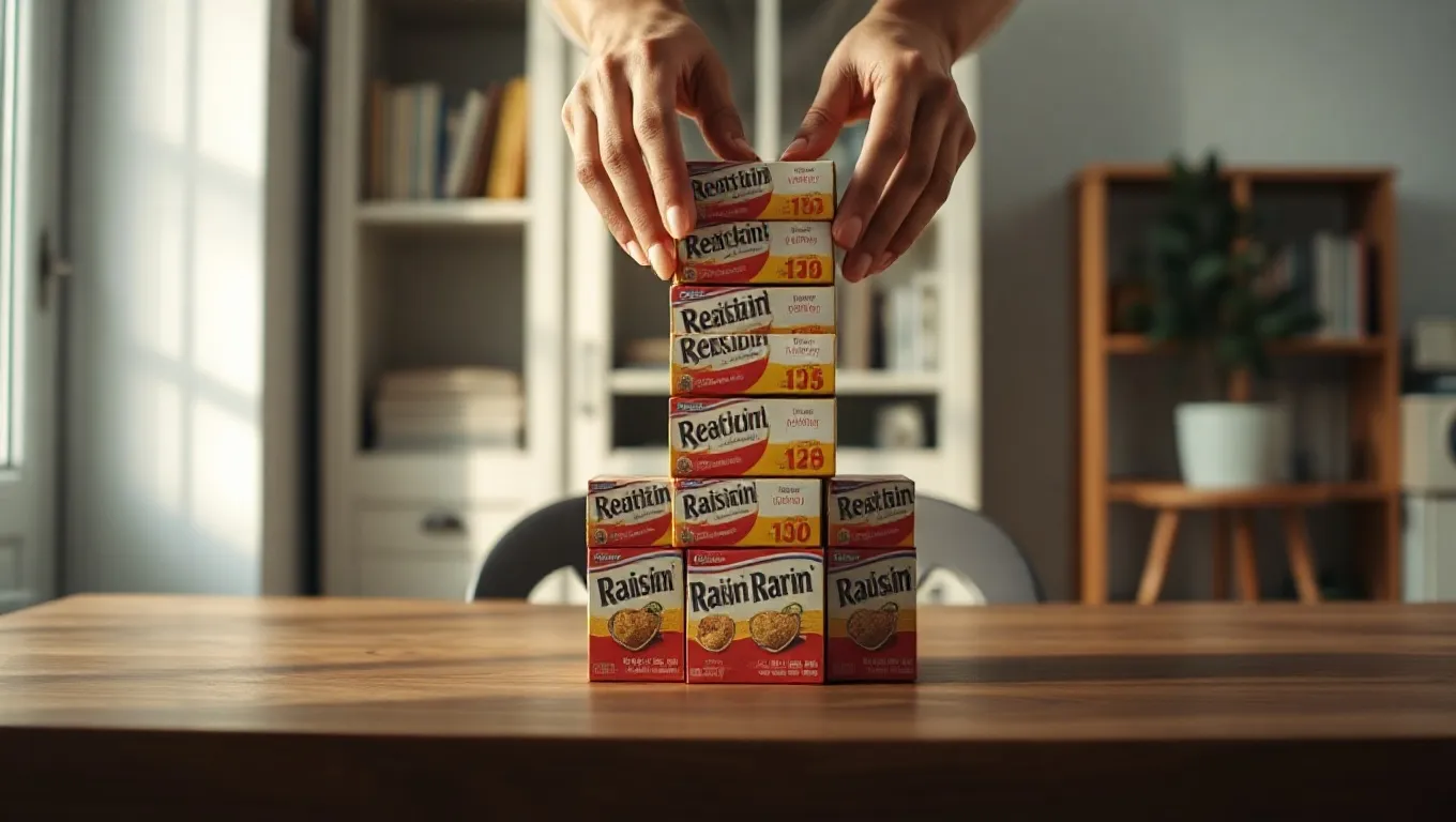 Dream symbol: small boxes of raisin bran cereal: scenarios: Dream about Stacking Small Boxes of Raisin Bran Cereal Dream symbol: small boxes of raisin bran cereal: scenarios: Dream about Stacking Small Boxes of Raisin Bran Cereal