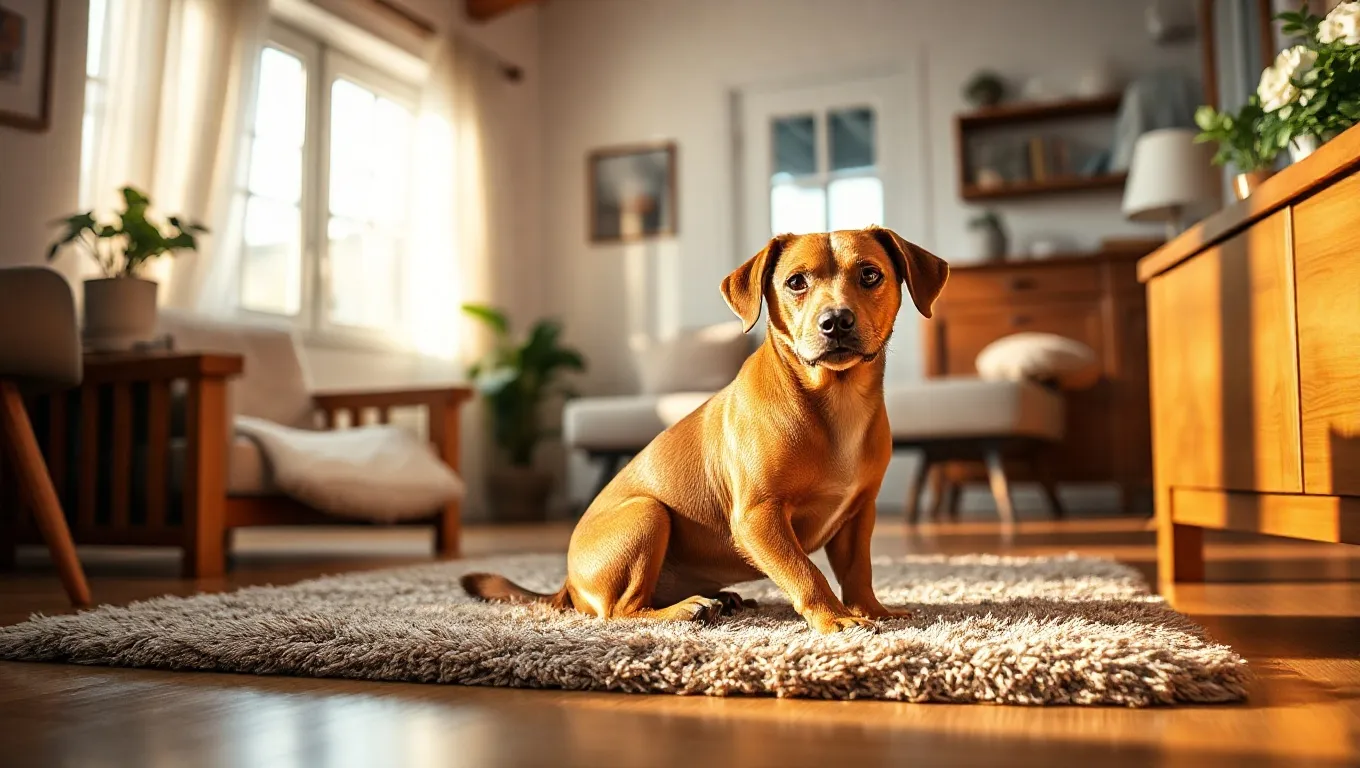 Dream symbol: small brown dog: scenarios: Dream of a Small Brown Dog in a House