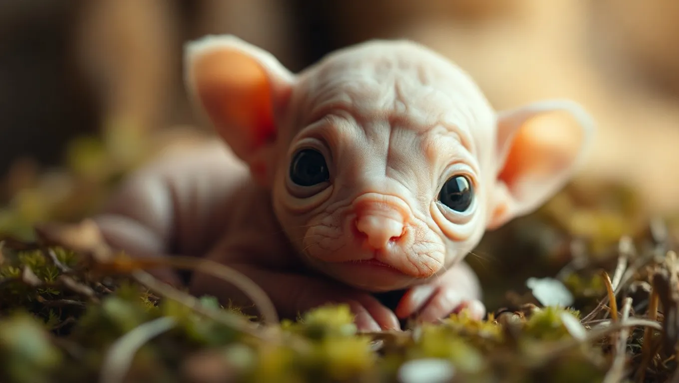 Dream symbol: small hairless creature: symbolism: Suggesting Unconventional Beauty and Uniqueness Dream symbol: small hairless creature: symbolism: Suggesting Unconventional Beauty and Uniqueness