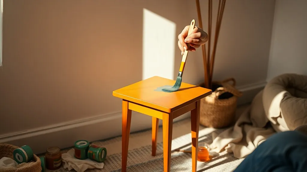Dream symbol: small table: scenarios: Dream about Painting a Small Table