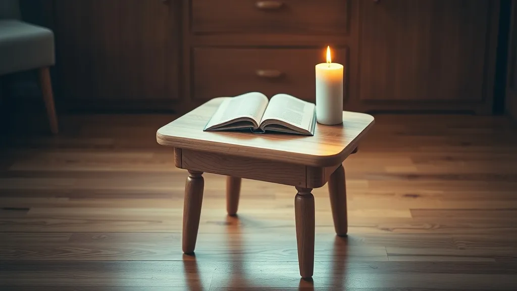 Dream symbol: small table: symbolism: Representation of Stability and Foundation