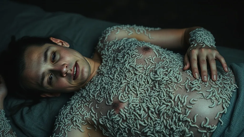 Dream symbol: small worms: scenarios: Dream of Tiny Worms Crawling on Your Body