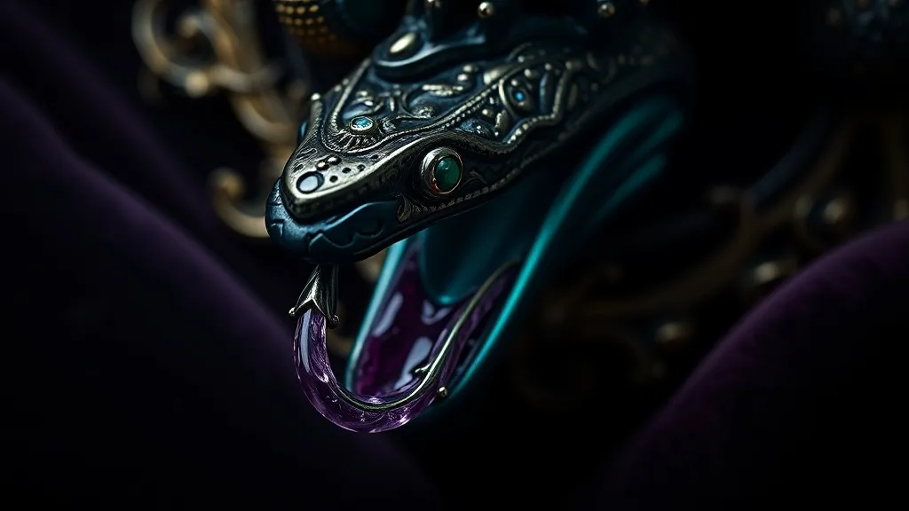 Dream symbol: snake tongue: scenarios: Dreaming of a Snake Tongue as a Decoration