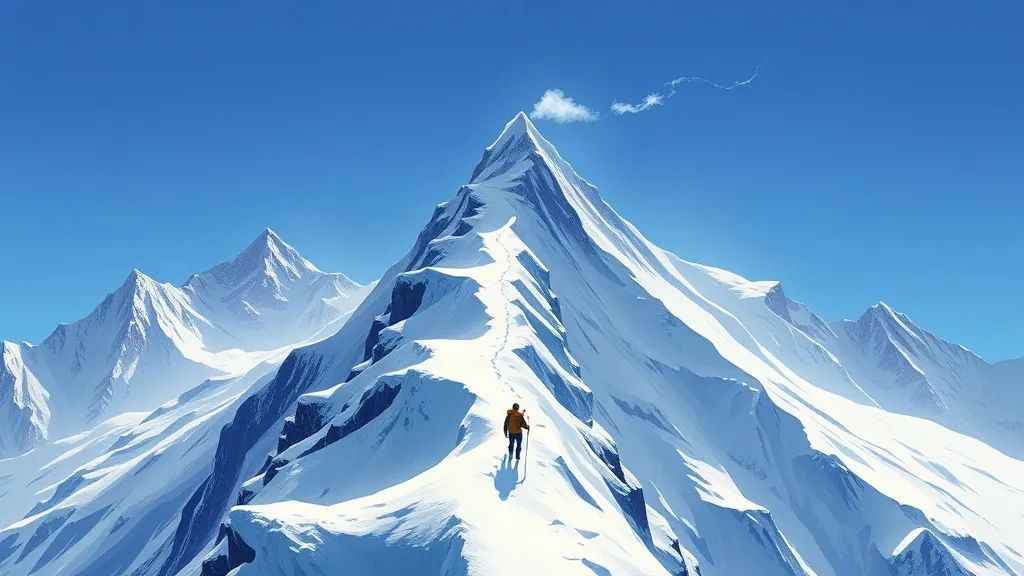 Dream symbol: snowy mountains: symbolism: Journey of Self-Discovery