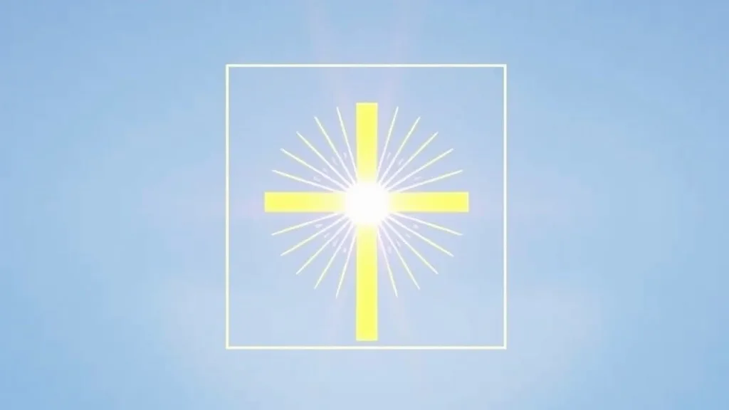 Dream symbol: solar cross: scenarios: Dream of a solar cross in a square